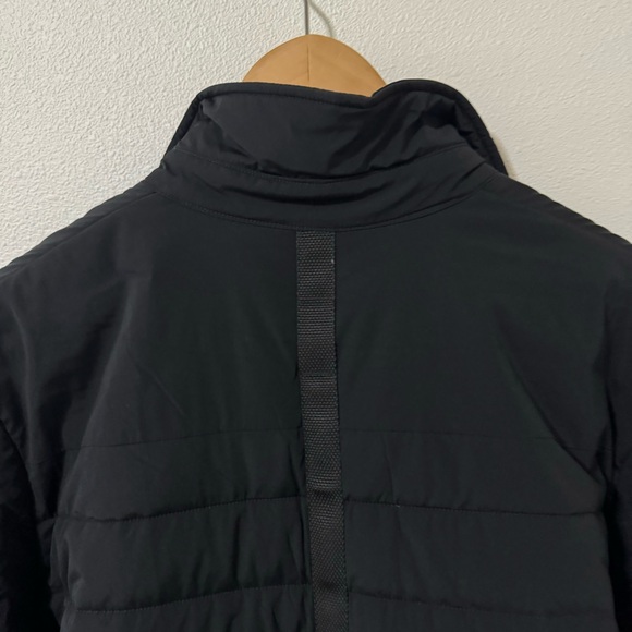 Lululemon Quilted Overshirt Shacket Black Shirt Jacket Snap Chest Pocket-Large - Picture 9 of 11